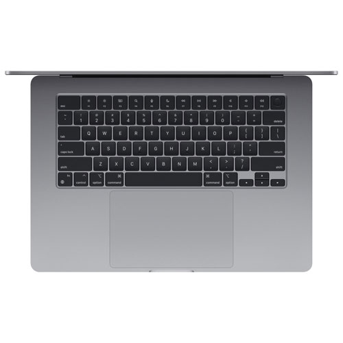 Refurbished - Apple MacBook Air 15.3" w/ Touch ID (Fall 2024) - Space Grey (Apple M3 / 16GB RAM / 256GB SSD) - French