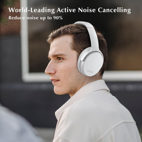 Srhythm NiceComfort 35 Active Noise Cancelling Headphones, Wireless Bluetooth.