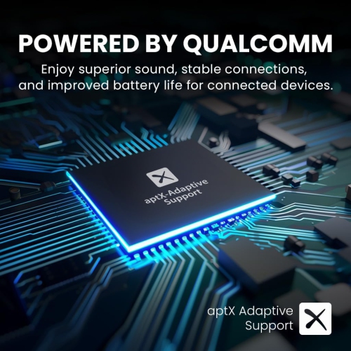 Avantree HT4186-Q - [2025 Upgrade] Wireless Headphones for TV Watching, Neckband Earbuds Set with aptX Adaptive Supporting Wireless Transmitter