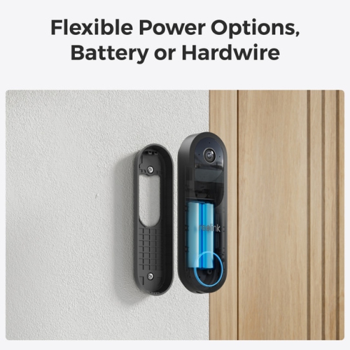 Reolink Wireless 2K Battery Video Doorbell Camera with Chime, 2.4/5 GHz WiFi, Person/Vehicle/Package Detection