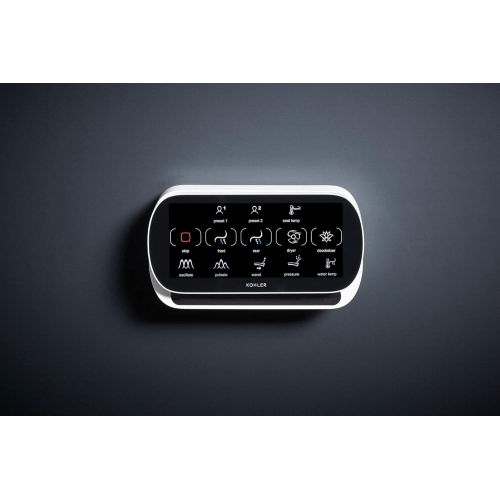 KOHLER K-4108-0 C3 230 Electric Bidet Seat, White with Touchscreen Remote Control, Quiet-Close Lid and Toilet Seat