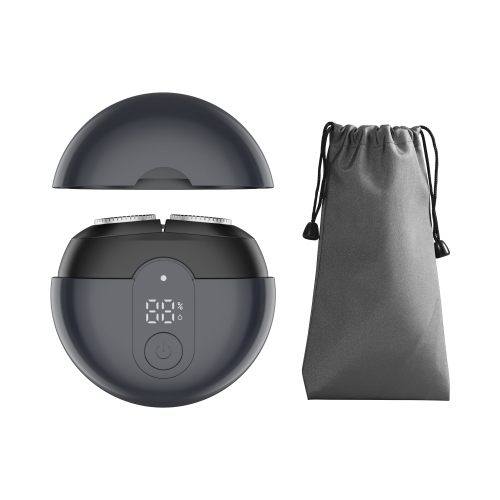 OKMI  Portable Electric Razor Men, Waterproof Wet Dry Cordless Face Shaver, Rechargeable Grooming Beard Trimmer for Home Travel (Black)