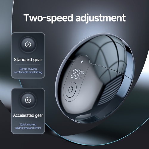 OKMI Portable Electric Razor Men, Waterproof Wet Dry Cordless Face Shaver, Rechargeable Grooming Beard Trimmer For Home Travel