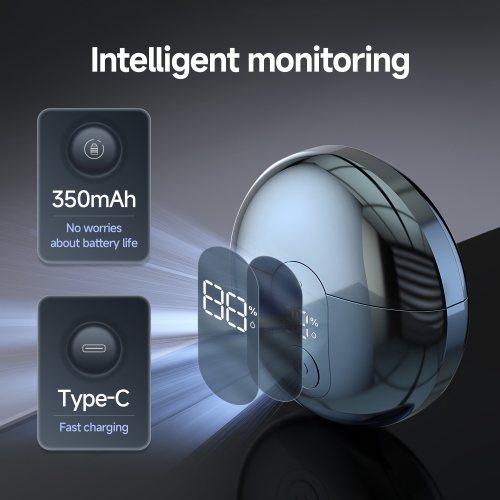 OKMI Portable Electric Razor Men, Waterproof Wet Dry Cordless Face Shaver, Rechargeable Grooming Beard Trimmer For Home Travel