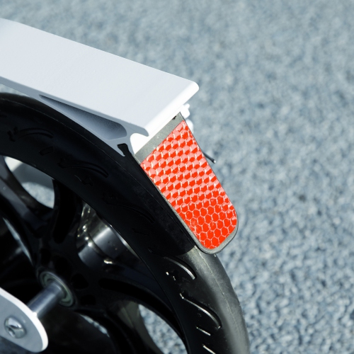 Qaba – Trottinette pliable pour enfants de 6 à 12 ans, trottinette pliable avec 4 hauteurs réglables, freins doubles, absorption des chocs,