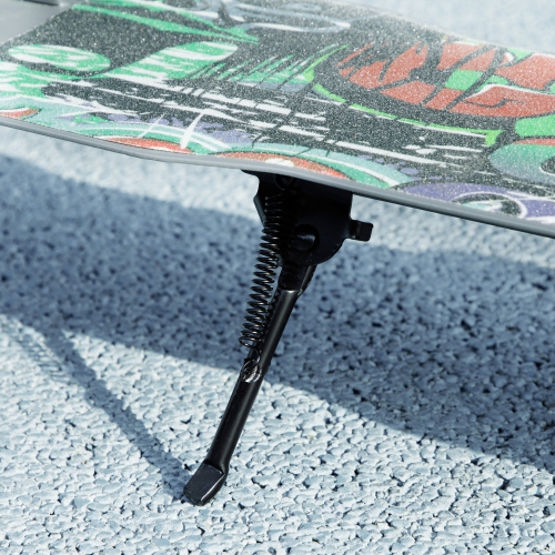 Trottinette de Qaba pour enfants de 6 à 12 ans, trottinette à hauteur réglable, frein sur aile arrière, grosse roue 200&nbsp;mm, trottinette pliable