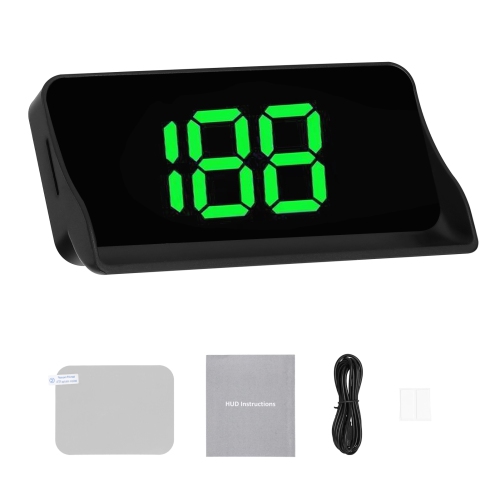 Car Headup Display Windshield Projection Heads Up Display LED Digital Speedometer with Reflective Film for Car Truck SUV RV