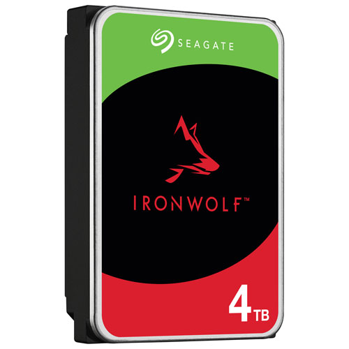 Seagate IronWolf 4TB 3.5" 5400RPM SATA Desktop Internal Hard Drive (ST4000VNZ06)