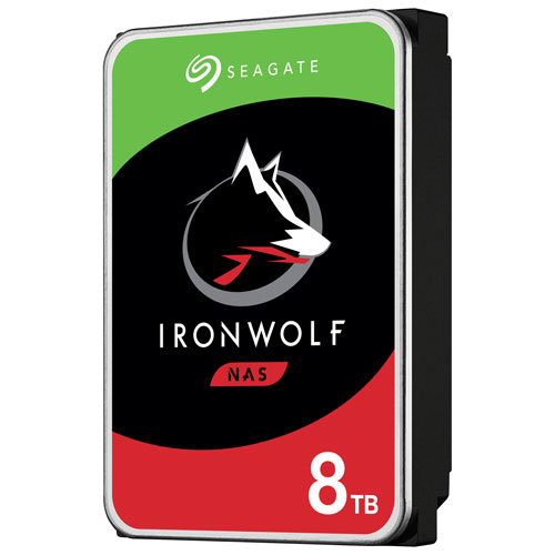 Seagate IronWolf 8TB 3.5" 5400RPM SATA Desktop Internal Hard Drive
