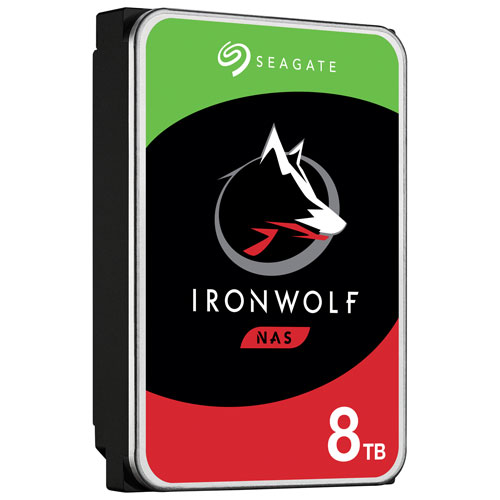 Seagate IronWolf 8TB 3.5" 5400RPM SATA Desktop Internal Hard Drive