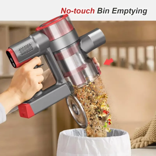 Cordless Stick Vacuum - 6-in-1 Powerful, Lightweight & Rechargeable with 40min