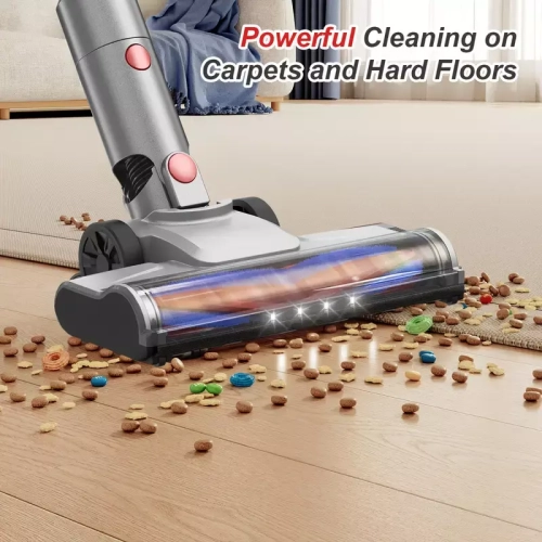 Cordless Stick Vacuum - 6-in-1 Powerful, Lightweight & Rechargeable with 40min