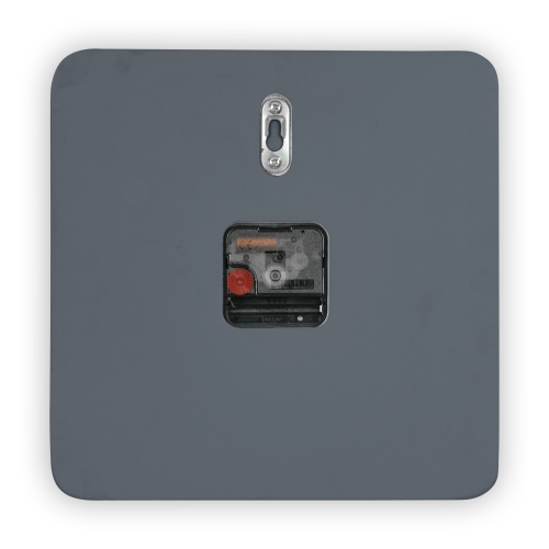 LeisureMod Manchester Modern Design Square Silent Non-Ticking Wall Clock