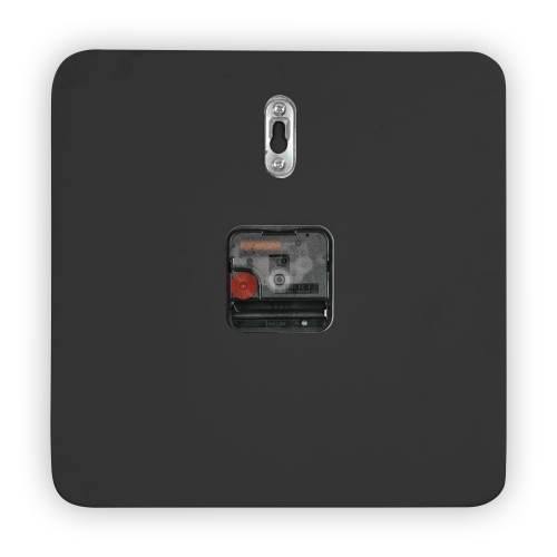 LeisureMod Manchester Modern Design Square Silent Non-Ticking Wall Clock