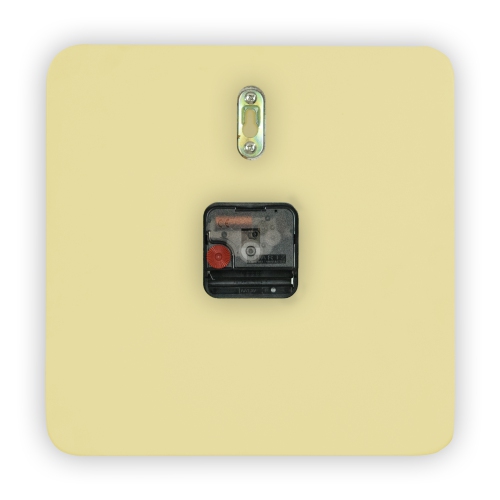 LeisureMod Manchester Modern Design Square Silent Non-Ticking Wall Clock