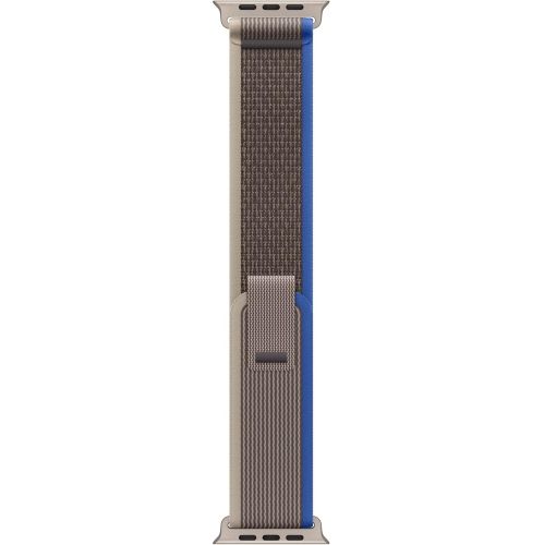 APPLE  Watch Band - Trail Loop (49Mm) - Blue/gray With Rugged Titanium Finish - S/m In Multicolor