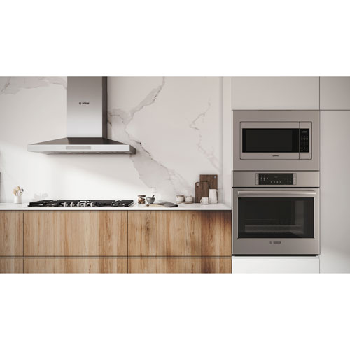 Bosch 300 Series Built-In Microwave - 2.1 Cu. Ft. - Stainless Steel