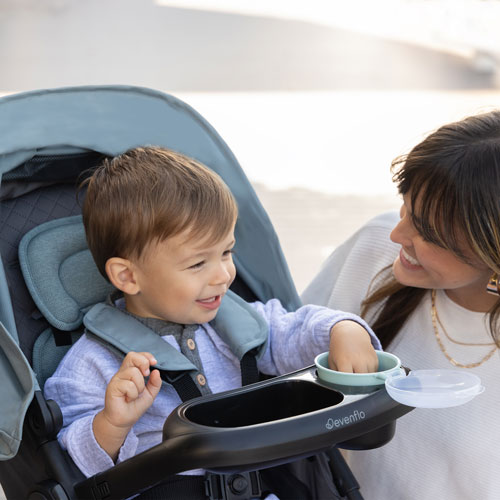 Evenflo Omni Ultra Stroller with Revolve180 LiteMax NXT Rotational Infant Car Seat - Pacific Green