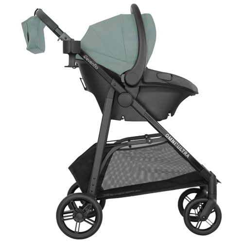 Evenflo Omni Ultra Stroller with Revolve180 LiteMax NXT Rotational Infant Car Seat - Pacific Green