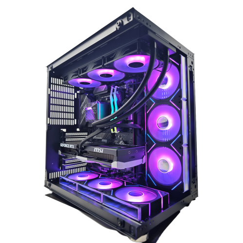 Uniway Gaming PC AMD Ryzen7 9800X3D/2TB M2 SSD/64GB RGB RAM/NVIDIA RTX 5090 Win11 Pro - English