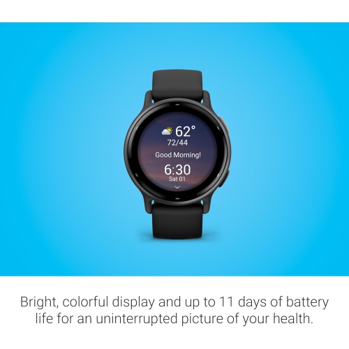 Garmin vívoactive 5, Health and Fitness GPS Smartwatch, AMOLED Display, Up to 11 Days of Battery - Black by GARMIN - Refurbished condition - Image 3