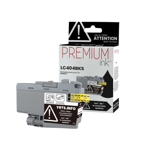 Brother LC404BKS Comp Premium Ink Pigment Black