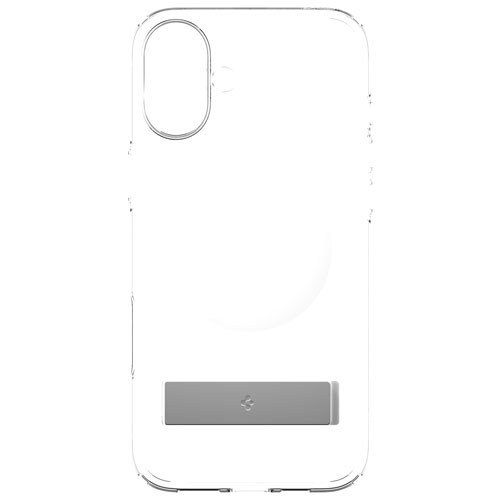 Étui rigide ajusté Slim Armor Essential S MagFit de Spigen pour iPhone 16 Plus - Transparent