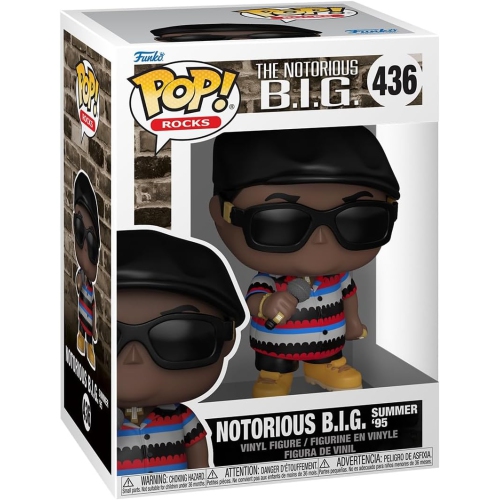 Pop Rocks The Notorious B.I.G. 3.75 Inch Action Figure - Notorious Big Summer 95 #436