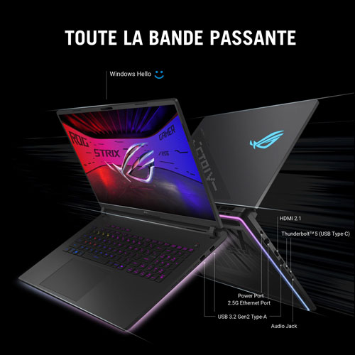 ASUS ROG Strix SCAR 18" Gaming Laptop (Intel Core Ultra 9-275HX/64GB RAM/1TB SSD/RTX 5080) - Exclusive Retail Partner