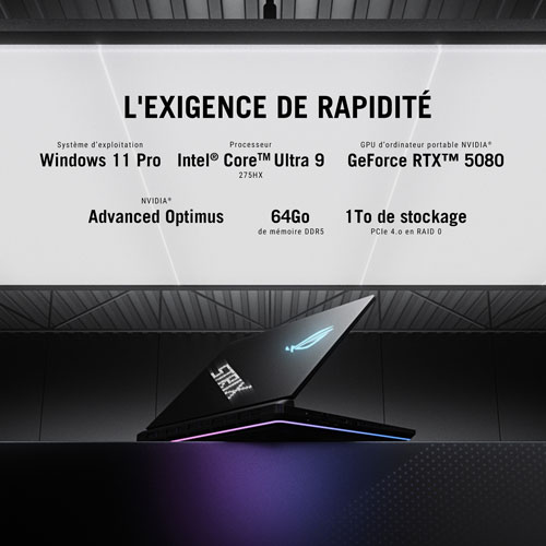ASUS ROG Strix SCAR 18" Gaming Laptop (Intel Core Ultra 9-275HX/64GB RAM/1TB SSD/RTX 5080) - Exclusive Retail Partner