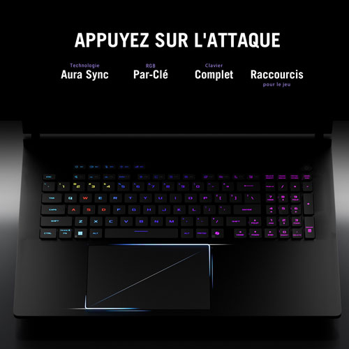 Portable de jeu ROG Strix SCAR de 18 po d'ASUS - Noir
