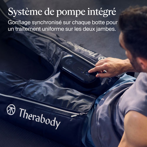 Bottes de compression JetBoots Prime de Therabody - Long - Noir