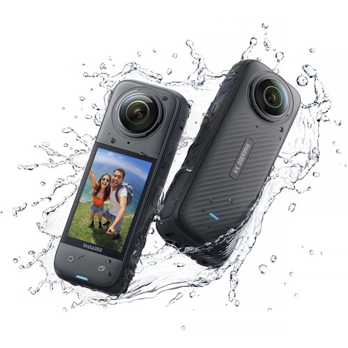 Insta360 X4 - Waterproof 360 Action Camera + Guards + 64GB Card + More