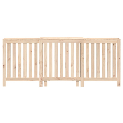 vidaXL Radiator Cover 210x21x85 cm Solid Wood Pine