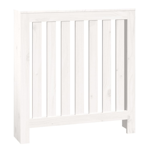 Image 1 de 6.. VidaXL – Couvercle de radiateur blanc 79.5 x 19 x 84&nbsp;cm, pin massif