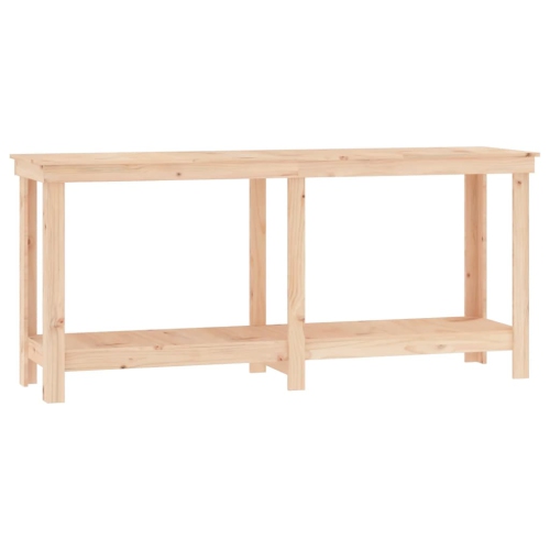 VIDAXL  Work Bench 180X50X80 Cm Solid Wood Pine