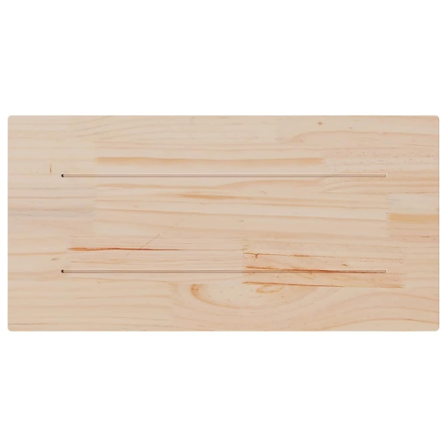 vidaXL Table Tops 2 pcs 90x45x1.7 cm Rectangular Solid Wood Pine