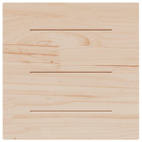 vidaXL Table Top 50x50x2.5 cm Square Solid Wood Pine