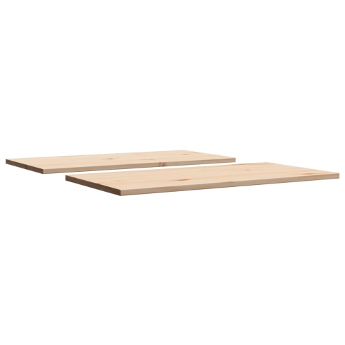 VidaXL – Dessus de table 2 pièces 80x40x1.7&nbsp;cm rectangulaire en bois massif