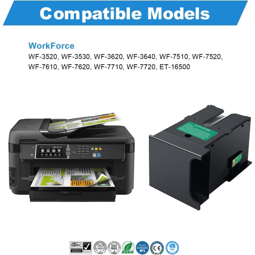 T6711 T671100 Ink Maintenance Box Work for Epson WF-7710 WF-7720 WF-7210 WF-3620 WF-7620 WF-7510 WF-7610 WF-7110 Printer