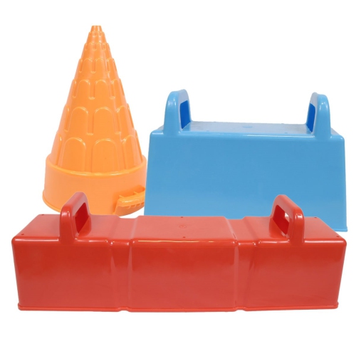 PRISP Snow and Sand Molds - Block, Brick and Tower Maker Kit for Building Snow Forts, Igloos and Sandcastles; Set of 3, Outdoor Activity for Winter,