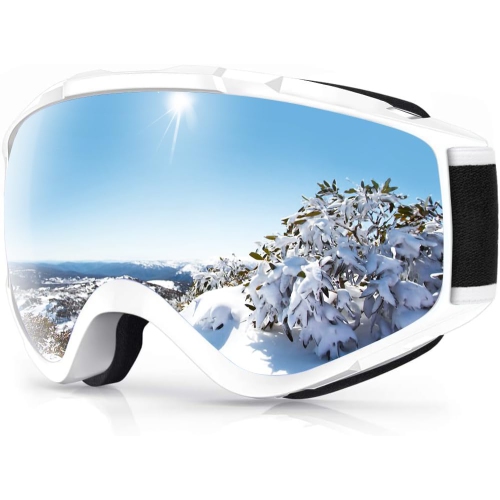 PetginHome-OTG Ski Goggles Over Glasses Snow/Snowboard Goggles for Men Women Youth
