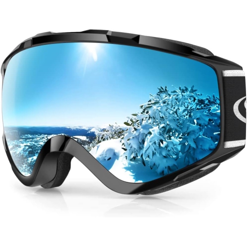 PetginHome-OTG Ski Goggles Over Glasses Snow/Snowboard Goggles for Men Women Youth