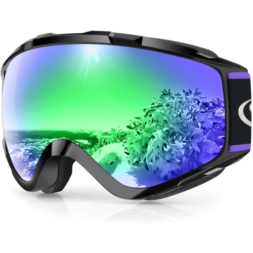 PETGINHOME  -Otg Ski Goggles Over Glasses Snow/snowboard Goggles for Men Women Youth