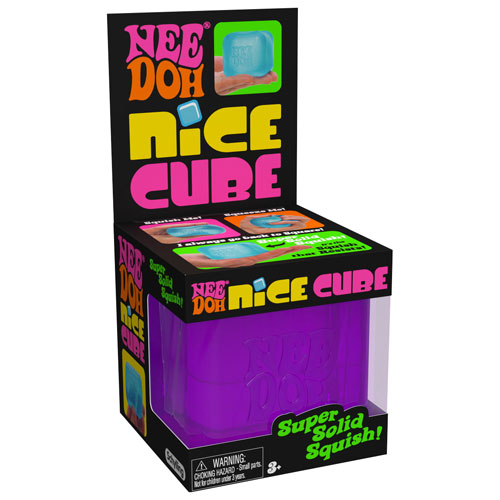 NeeDoh Nice Cube Squeeze Toy - Assorted Colours - 1 Pack