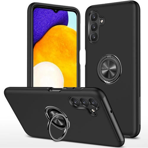 Étui rigide à anneau torsadé XCRS pour Galaxy A16 de Samsung – Couvercle de béquille à anneau magnétique intégré