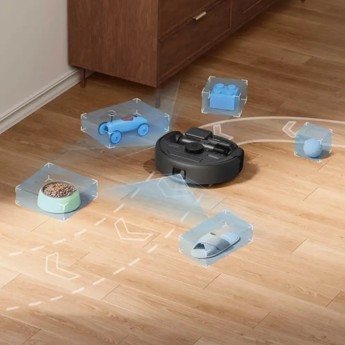 eufy Robot Vacuum 3-in-1 E20, Self Emptying Up to 10 Weeks, Max 30,000Pa with Versatile Stick and Handheld Vacuum Cleaner Combo, Smart Obstacle