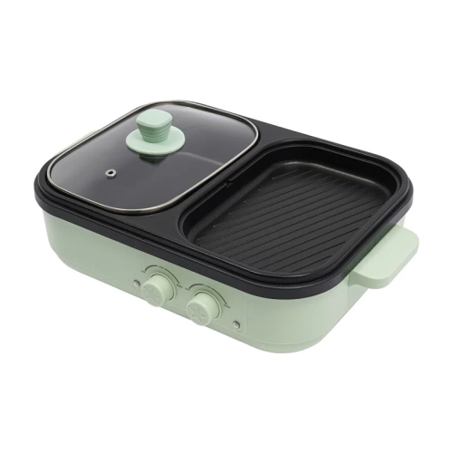 Multi-Purpose Hot Pot Electric Hot Pot With Grill Area 110V 1300W