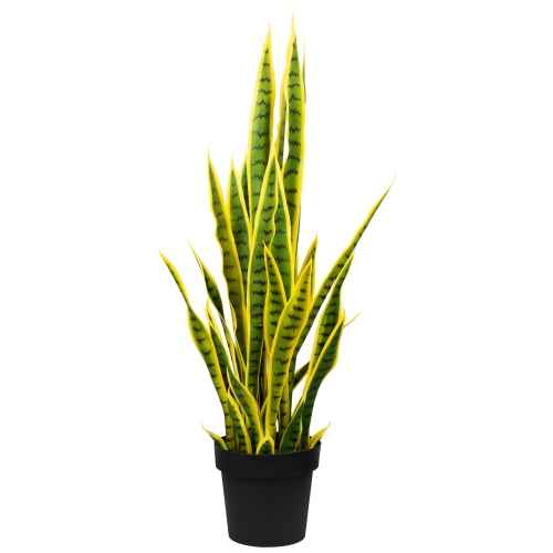 Artificial Potted Snake Plant - 38"