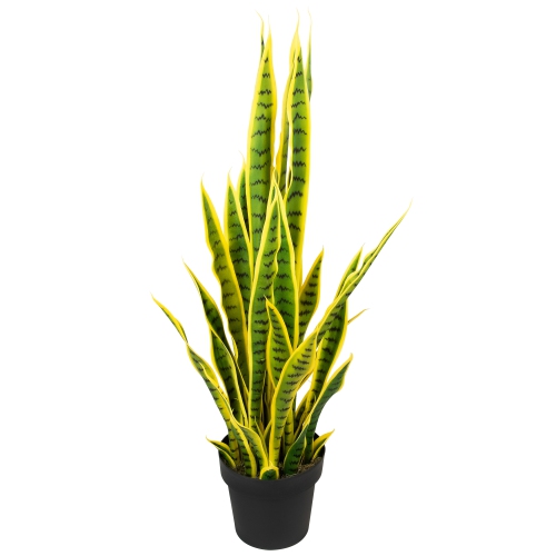 Artificial Potted Snake Plant - 38"